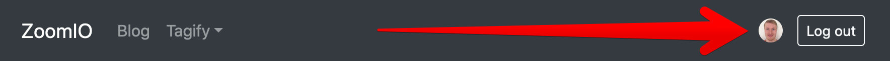 Tagify logged in